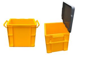 Quality HDPE 26 Liter Euro Storage Containers Heavy Duty wholesale