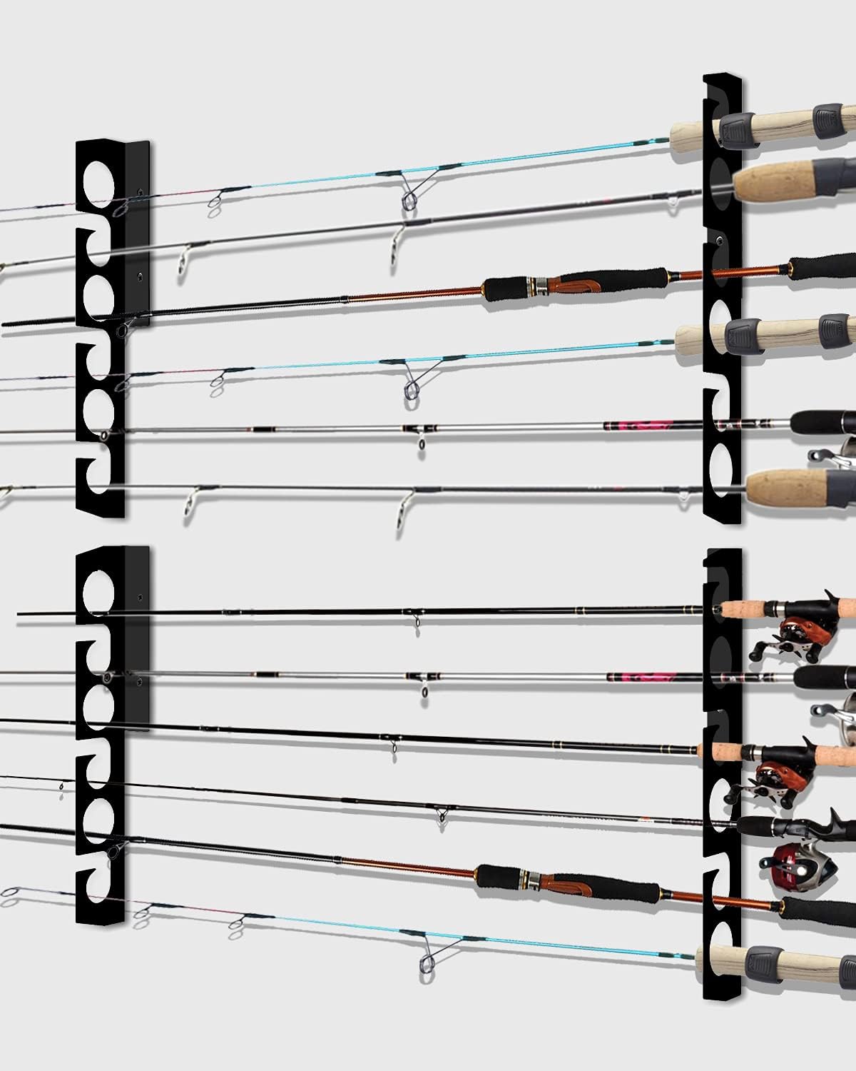 Organize Your Fishing Accessories with this Non-folding Wall Ceiling Storage Rack