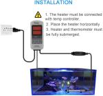 Auto Digital 110V 200W Fish Tank Water Heater