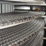 Good Price Bread Pizza Refrigerated Spiral Belt Freezer Conveyor Cooling Tower
