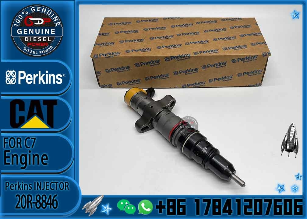 Excavator parts common rail injector 20R-8063 20R-8846 for CAT C9 engine 20R8063 20R8846