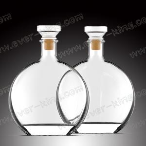 Quality ISO9001 500ml Flint Glass Liquor Bottles For Cognac wholesale