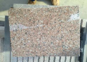 Quality G681 Shrimp Pink Rose Pink Rosy Cloud Xiahong light pink red polished Granite stone tiles slabs wholesale