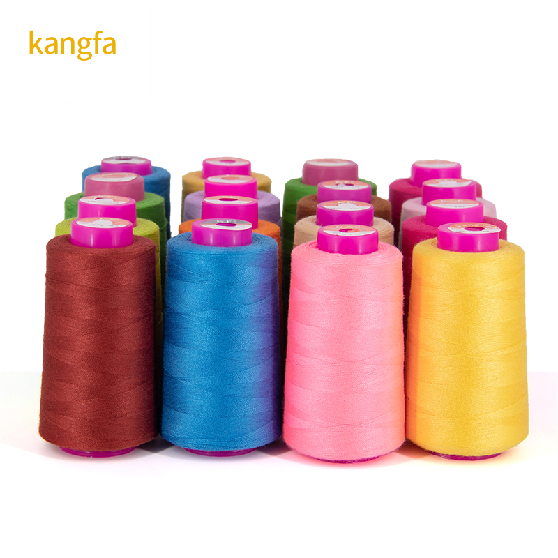 Kangfa 20s/6 100% Polyester Bag Closing Thread Sewing Thread For Bag and OEM ODM