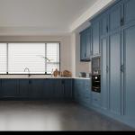 Melamine Solid Wood Laminate Kitchen Cabinets Door Profiles