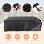 Outdoor Waterproof Patio Furniture Covers,420D Oxford Polyester Black Rectangula