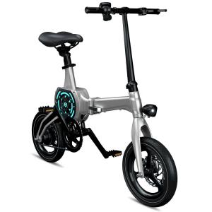 Quality 14 Inch Small-sized Driving Booster Battery Folding Electric Bicycle Bike Lithium Battery Ce LCD Aluminum Alloy wholesale