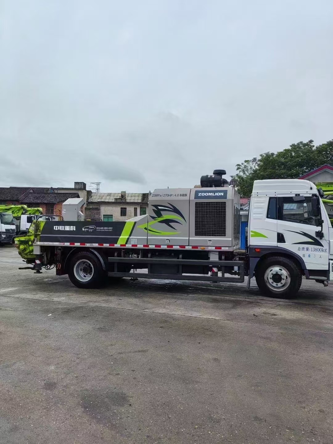 2021 ZLJ5140THBJ F-10023R Zoomlion Jiefang Chassis 10023 Used Truck-mounted Pump Truck With Good Condition