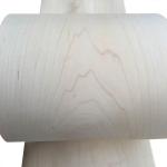 ISO9001 Natural Solid Wood Veneer , Smooth Surface Maple Plywood Veneer