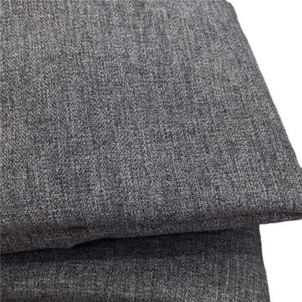 Downproof 100D ATY Polyester Cation Two-Tone Herringbone Fabric for Winter Coat