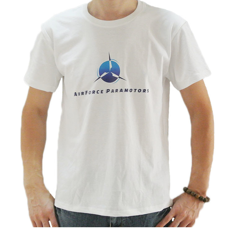 Custom T shirt for paramotor school paragliding school paramotor lesson fly team cheap price fast delivery