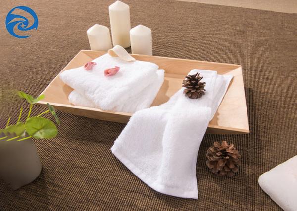 Cheap 16 Counts 32 Counts Hotel Bedding Sets Cotton White Towel 120g for sale