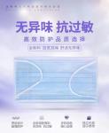 3-plyer Surgical Mask Anti-coronavirus color blue disposable earloop