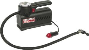 Quality Black Plastic Air Compressor For Car Tyres With Hand Holder Mini Size wholesale