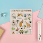 0.7mm 3D Cartoon Stickers Soft Film Cute Puffy Stickers To Reward