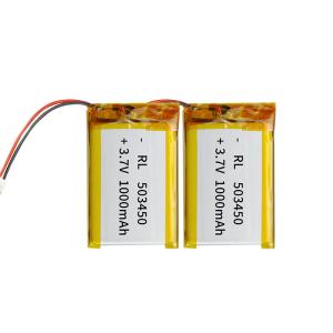 Quality Portable Source 1000mAh 3.7 V Lithium Polymer Battery wholesale