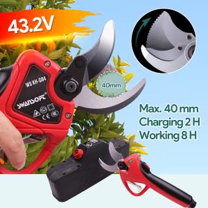 Quality 43.2V Lithium Battery Electric Pruning Scissors Charging Garden Bypass Electric Pruning Shears wholesale