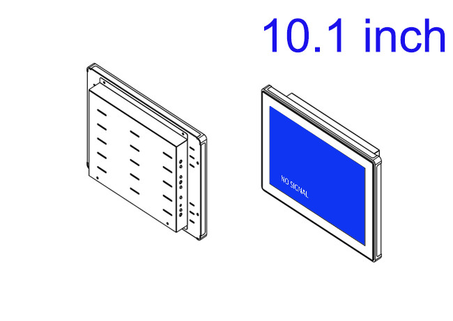 10.1-Inch Embedded Monitor for Kiosks, Medical Displays, Factory Dashboards, and Payment Terminals