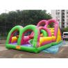 Buy cheap Outdoor Colorful Kids Inflatable Interactive Game With Big Double Slide from wholesalers