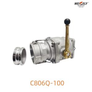 Quality C806Q-100 Durable Unloading Ball Valve For Heavy-Duty Tank Trucks wholesale