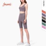 Thin Strap Sexy Backless Sports Bra 2 Piece Yoga Set Super High Waist Workout