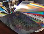 Waterproof Holographic Heat Transfer Foil Sheets Eco Friendly Materials