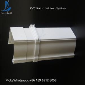 Quality Philippines Vinyl Roof Rain Gutters, Malaysia PVC Plastic Rain Gutter Best Quality Supplier wholesale