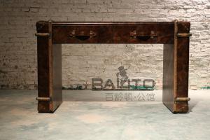 Quality classical old style antique fabric writing desk furniture wholesale