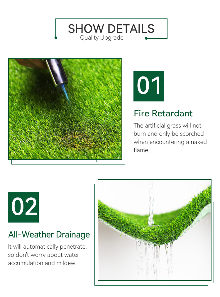 15mm Golf Artificial Grass Durable Padle Tennis Fake Grass For Backyard