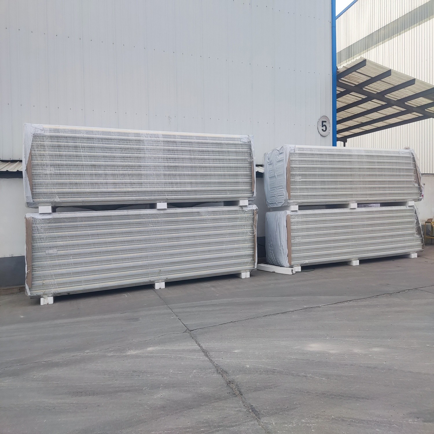 White Cold Room Insulation Panels Class 0 Fire Performance Customizable
