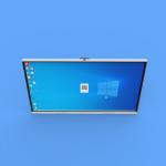 IR Multi Touch Interactive Whiteboard Panel 86 Inch With Microphone Webcam