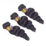Natural Black Loose Wave Remy Human Hair Bundles Sew In Weave Bundles Brazilian