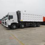 8x4 Howo A7 371HP Heavy Duty Dump Truck With HW76 Cabin And ZF Steering