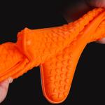Silicone Coated Dishwashing Barbecue Finger Gloves