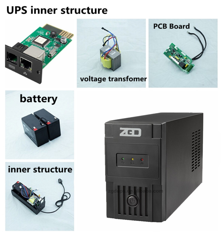 850va 480W Wifi Router Mini UPS Power Supply Offline With Overload Protection