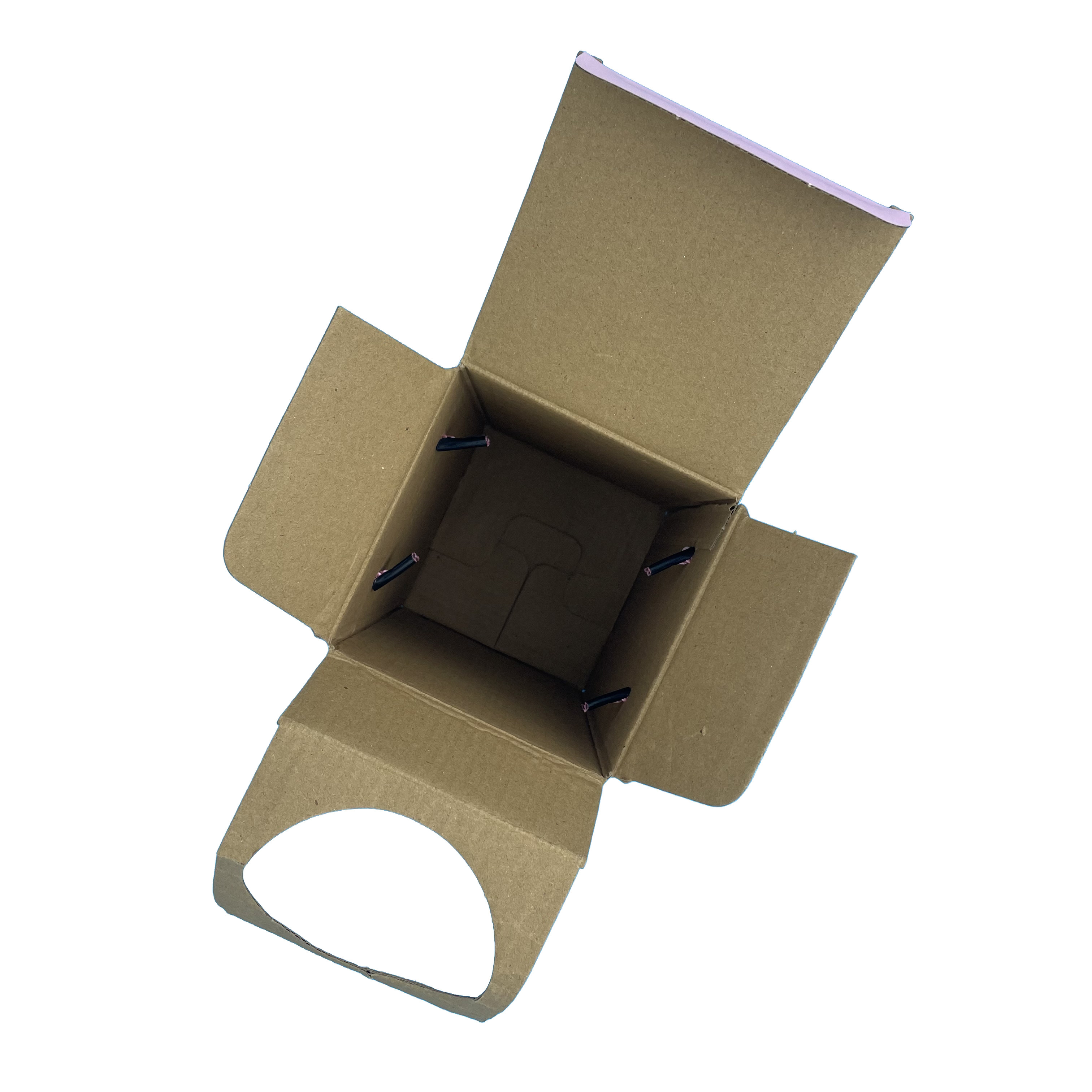 Wholesale Customized Gift Kraft/Paper/Cardboard Packaging Box Flower Packing Box With Handle