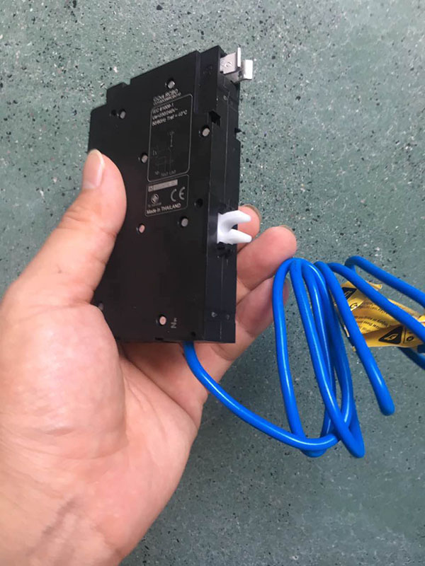 QO116C06RCBO10 1P-Ns 10mA 30mA RCBO residual current circuit breaker overload protection