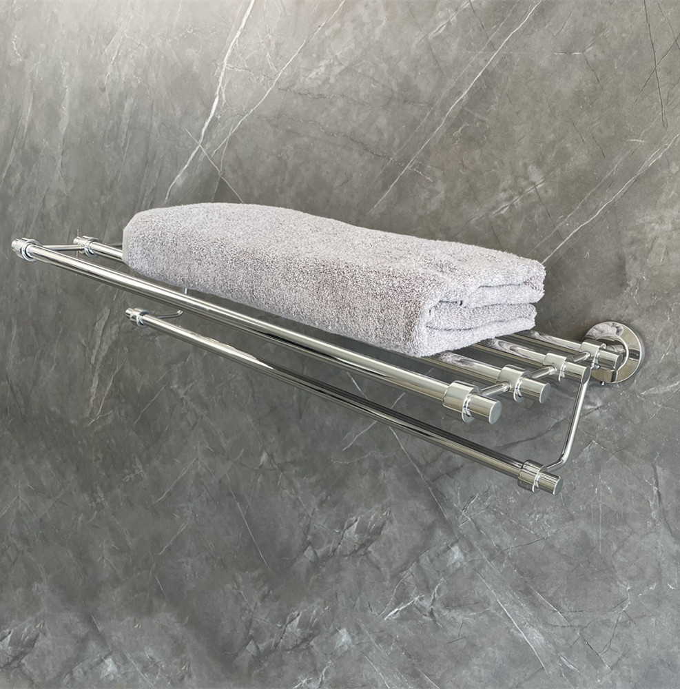 ODM Bathroom Towel Holder Racks Wall Mounted Modern Stainless Steel 304