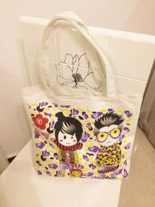 Quality hot-transfer canvas shopping bag wholesale