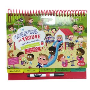 China SGS Wire O Spiral Binding CMYK Printed Children Activity Book With Games on sale