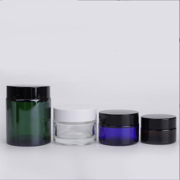 5g 10g 15g 20g 30g 50g 100g Black Clear Amber Purple Glass Cream Jar With