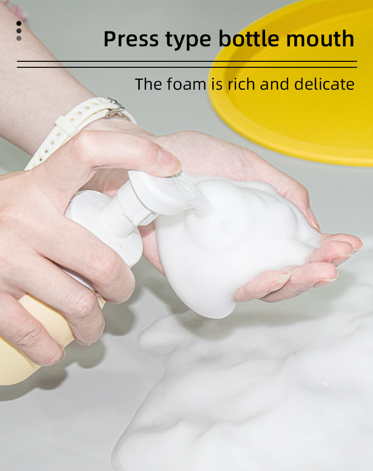 200ml 8oz Foaming Hand Soap Bottles Hdpe Plastic Dispenser