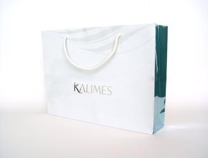 Quality Personalized Machinery Printable White Paper Carrier Bags For Shopping wholesale