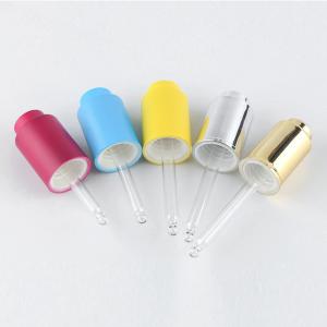 Quality Anodized Pressing Dropper Glass Refined Oil Glass Liquid Dropper Glue Head wholesale