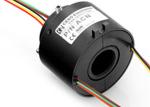 6 - Circuit Through Bore Slip Ring 0-300rpm Under 50 Mbps For Package Equipment
