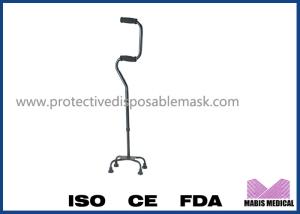 Quality Silver Arch Aluminum Alloy Relief Pain Four Footed Cane wholesale