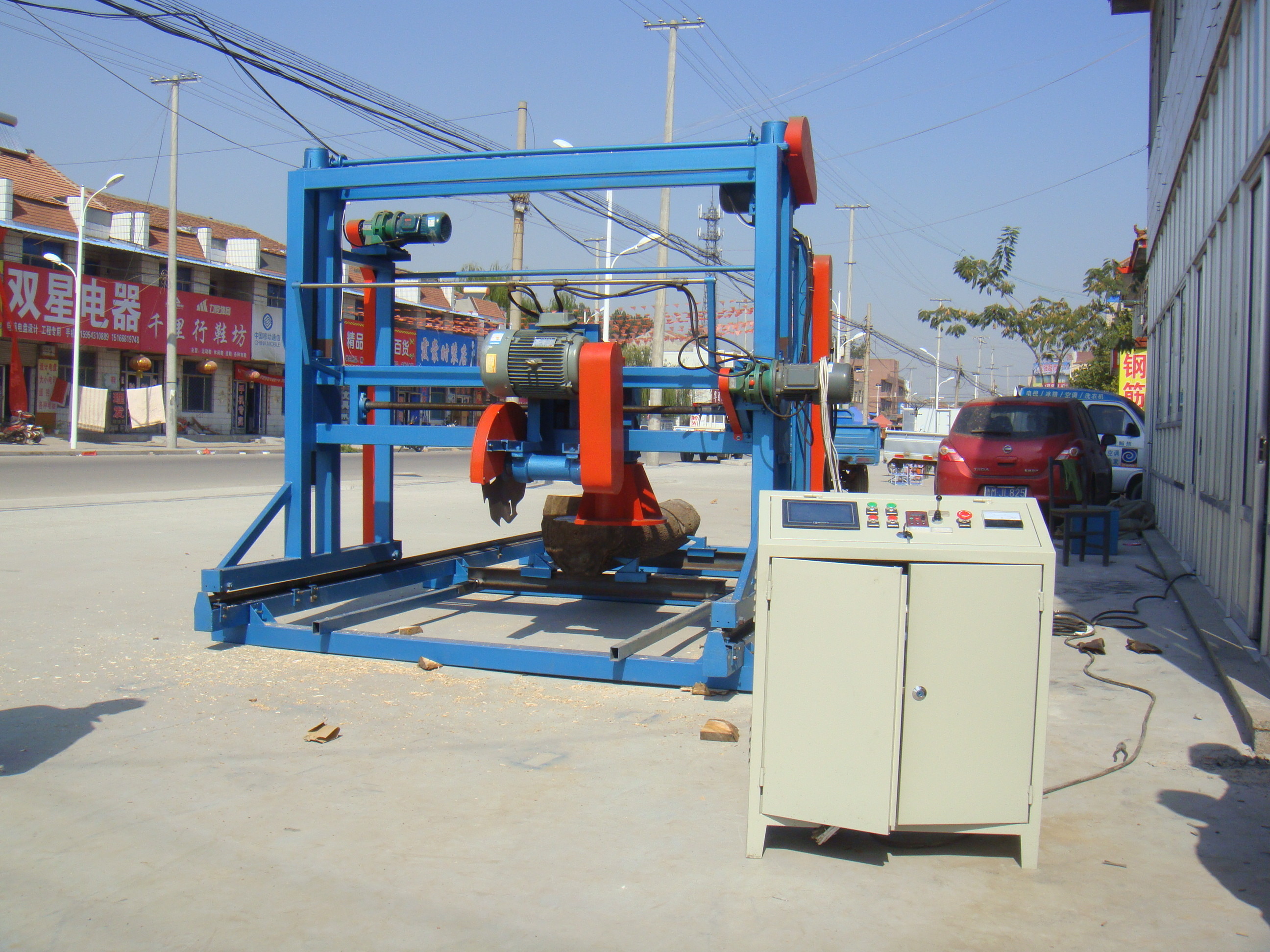 Double Saw Blade lucas mill saw mill machine circular saw machine