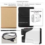 kaemeasu Laser Rangefinder Golfing Hunting Shooting Handheld Range Finder USB