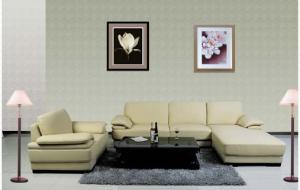 Quality leather living room sofa set0728# wholesale