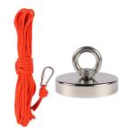 High Strength Nylon Magnet Fishing Rope 65ft 6mm With Carabiner